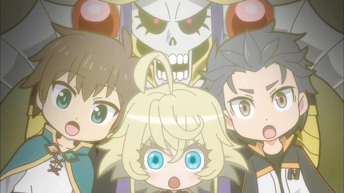 Isekai Quartet 01 | аниме с оленем | Дзен