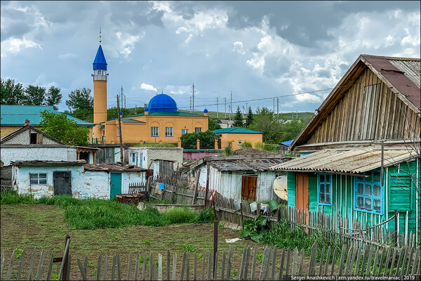 Деревня в казахстане