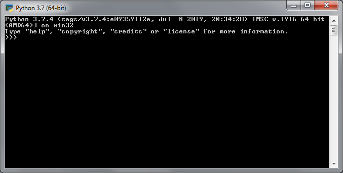 "командное окно" Python
