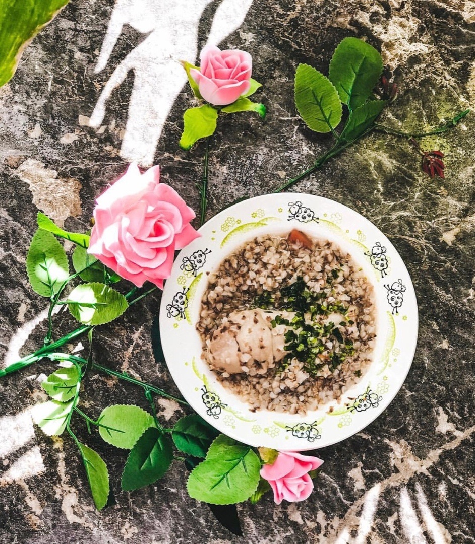 Сочная курица с гречой 