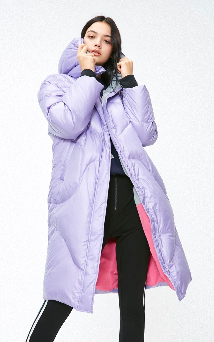 пуховик элис сиреневый. длинный фиолетовый пуховик. сиреневый длинный пуховик. фиолетовый пуховик. пальто пуховое finn flare сиреневый.