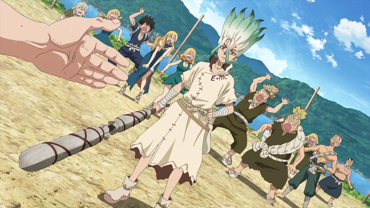 Dr. Stone 15 | аниме с оленем | Дзен