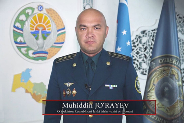 Мухиддин Жураев. Кадр видеозаписи с сайта Gazeta.uz