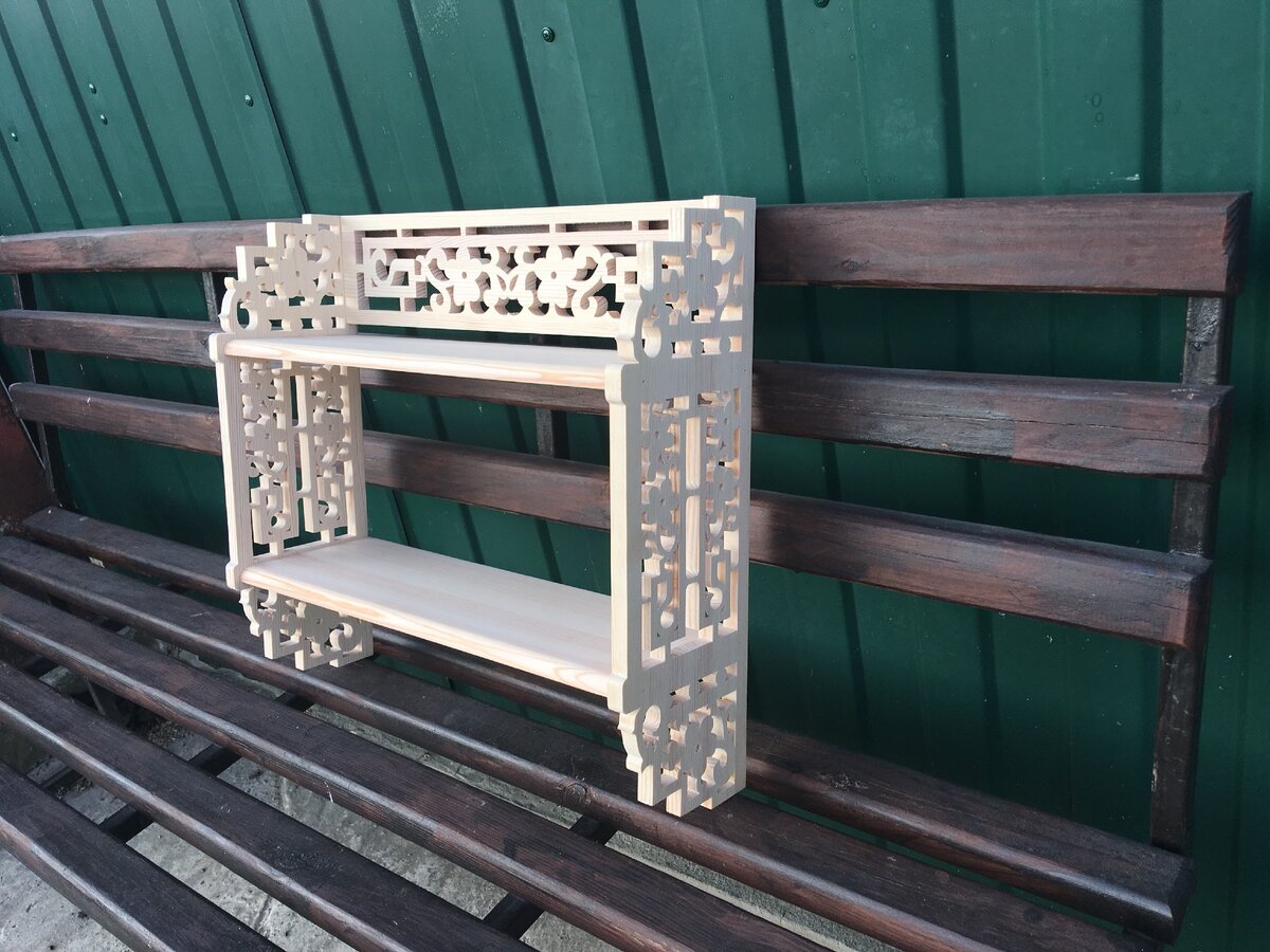 производство полок из дерева