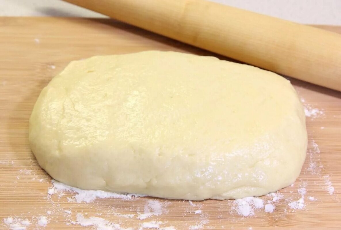 Тесто с молоком. 