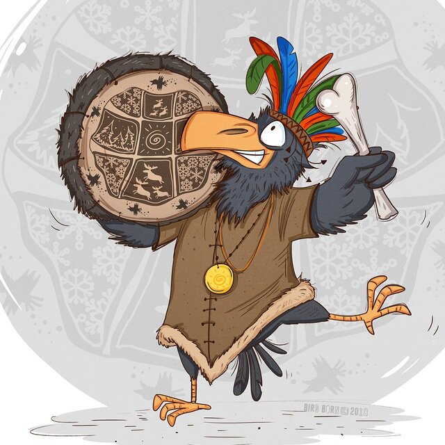 Шаманские танцы во славу зимы!