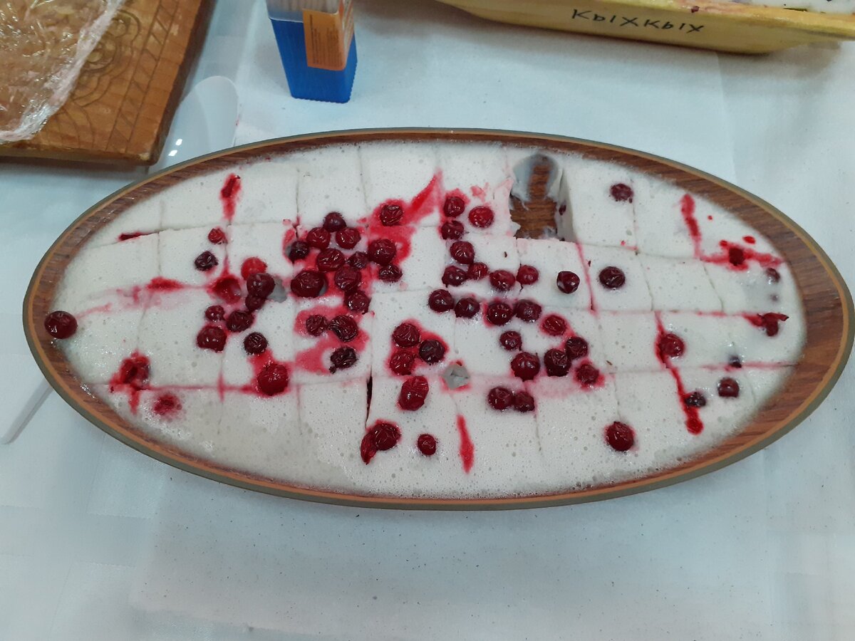 Мос с брусникой