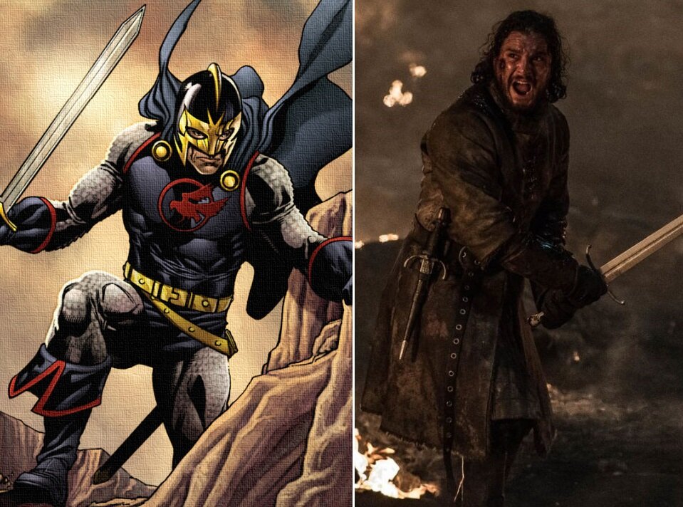 Всего-то и нужно будет одеть шлем и расстаться с меховым плащом.