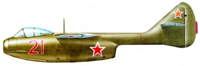 Реактивный истребитель Ла-150.