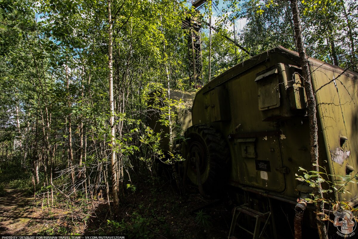 Брошенная Военная техника в лесу