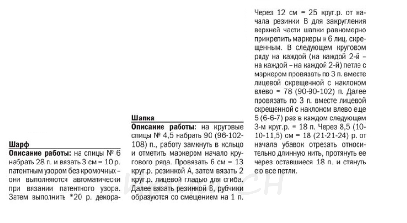 Голубая шапка - схема вязания спицами. Вяжем Шапки на geolocators.ru | Шапочка, Вязание, Шапка