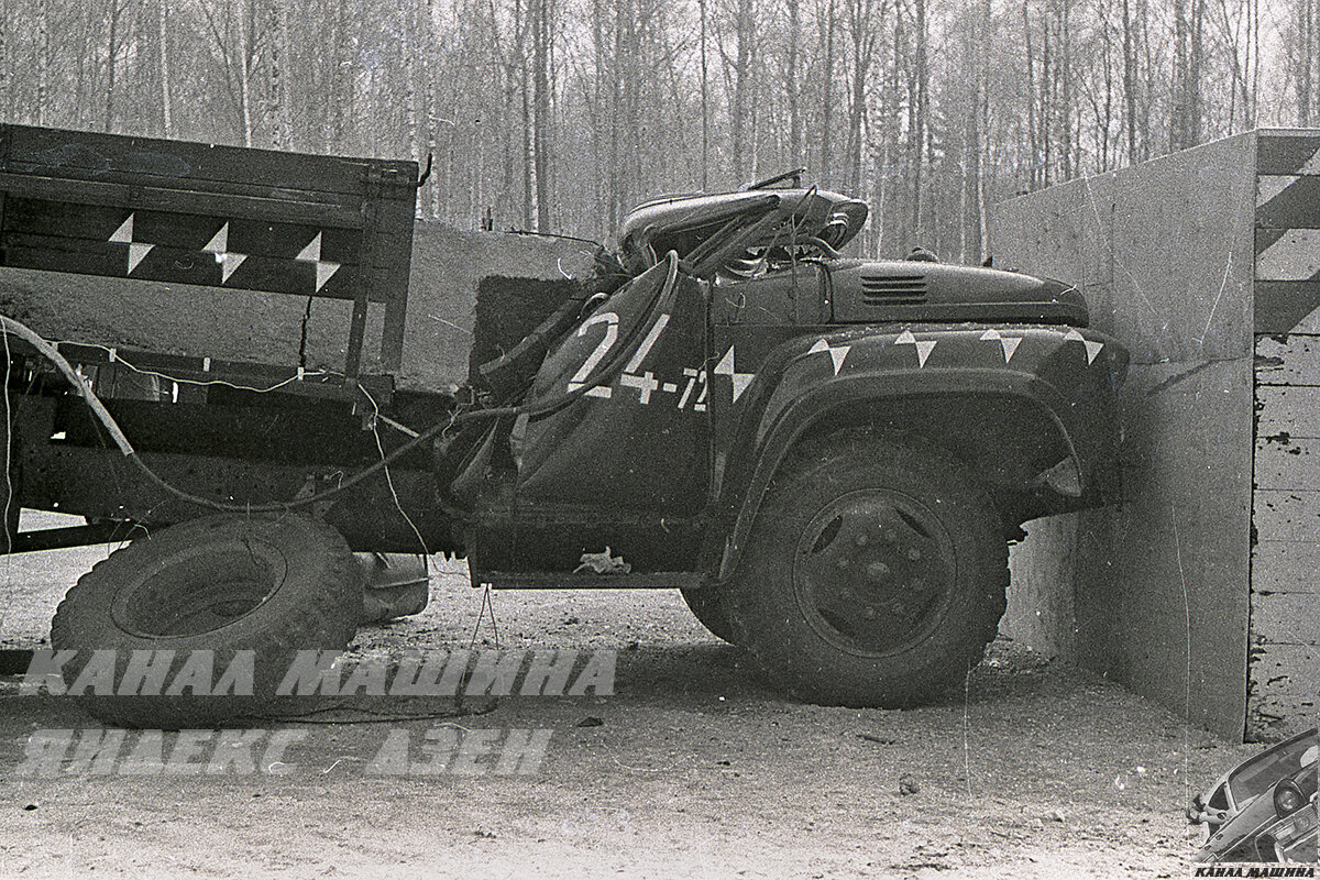 Краш-тест грузовика ЗИЛ-130, 1972 год | машина | Дзен