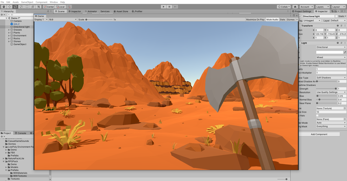 Пример игры, которую можно сделать в Unity