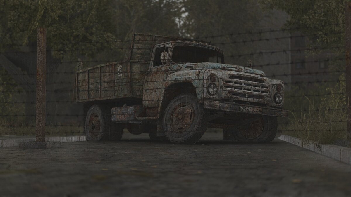 Брошенный транспорт, который совсем недавно помогал в перевозке...