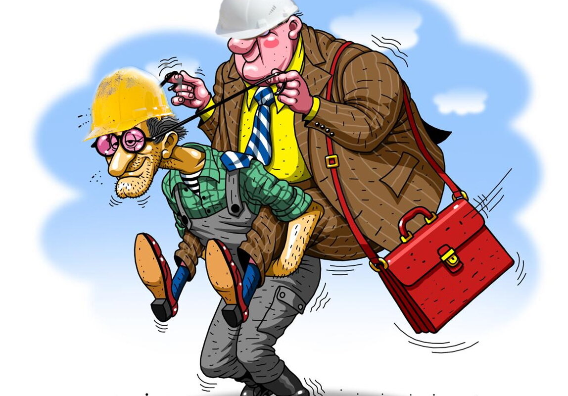 От шабашника до руководителя на деле совсем недалеко!   (За основу рисунка взят  оригинал с сайта  stuki-druki. com)  