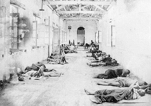 Временный госпиталь в полицейском участке в районе Kennedy Town, Гонконг