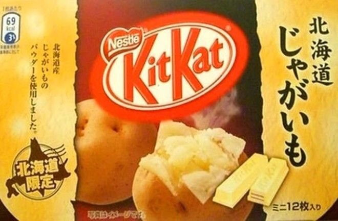 Вкусы кит кат в Японии