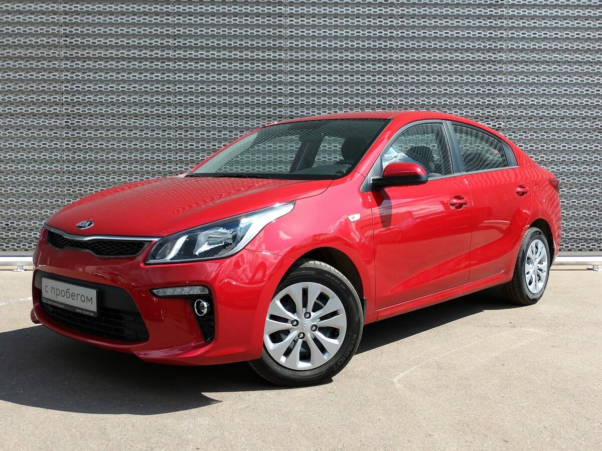 Киа седан 2018. Kia Rio IV rein, 2017. Rio красный