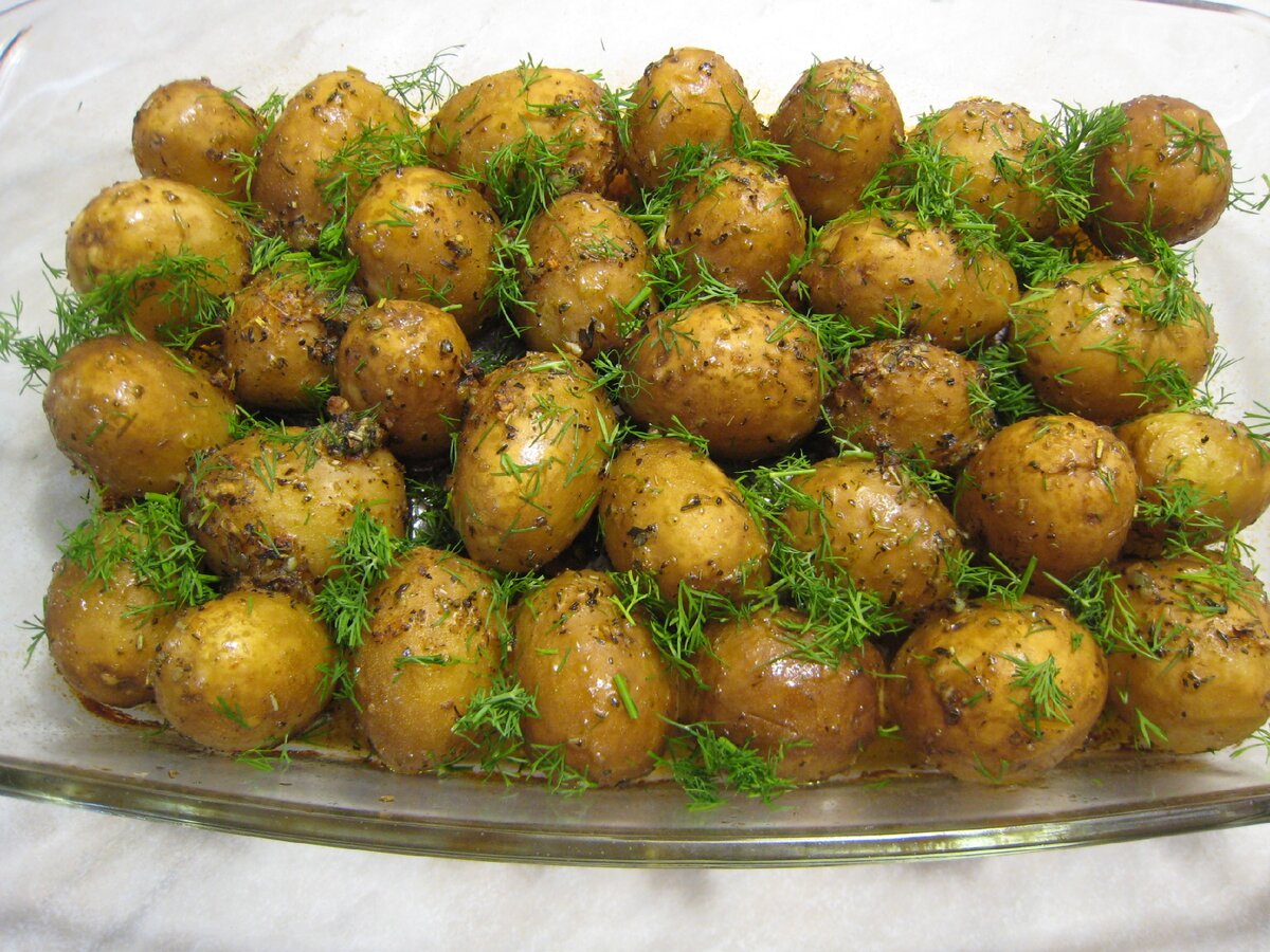 Молодой картофель на праздничный стол рецепты с фото