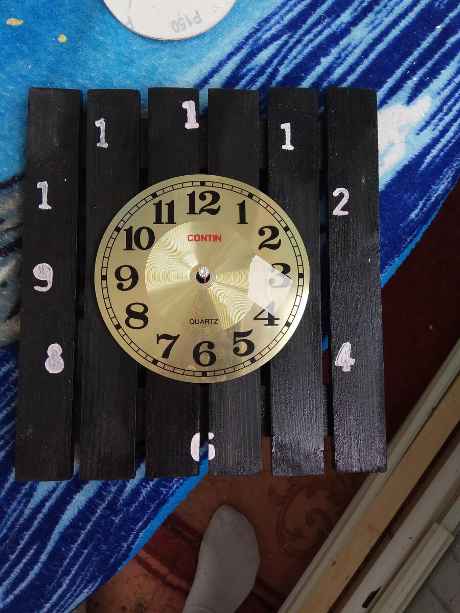 Часы из сувеля своими руками. Loft style clock.