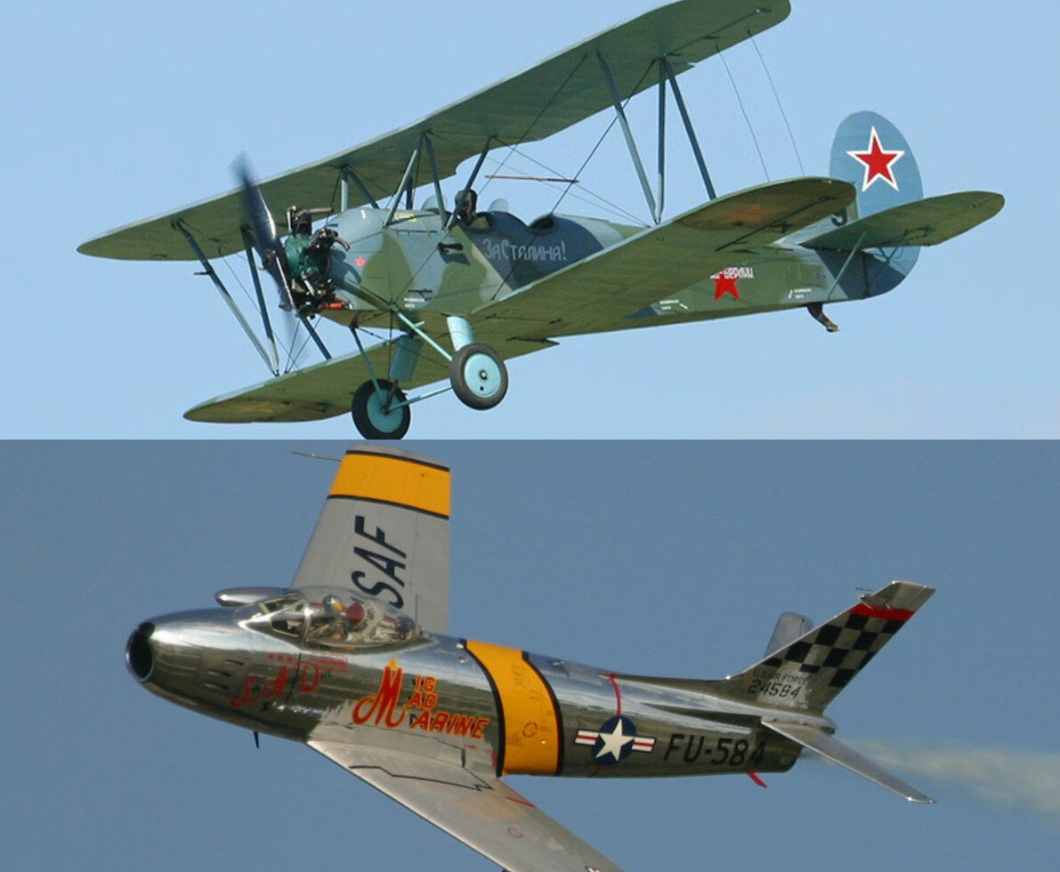 По-2 и F-86