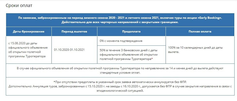 cкрин с сайта туроператора Пегас Туристик
