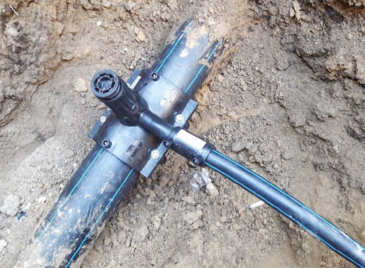 Бесколодезная установка запорной арматуры