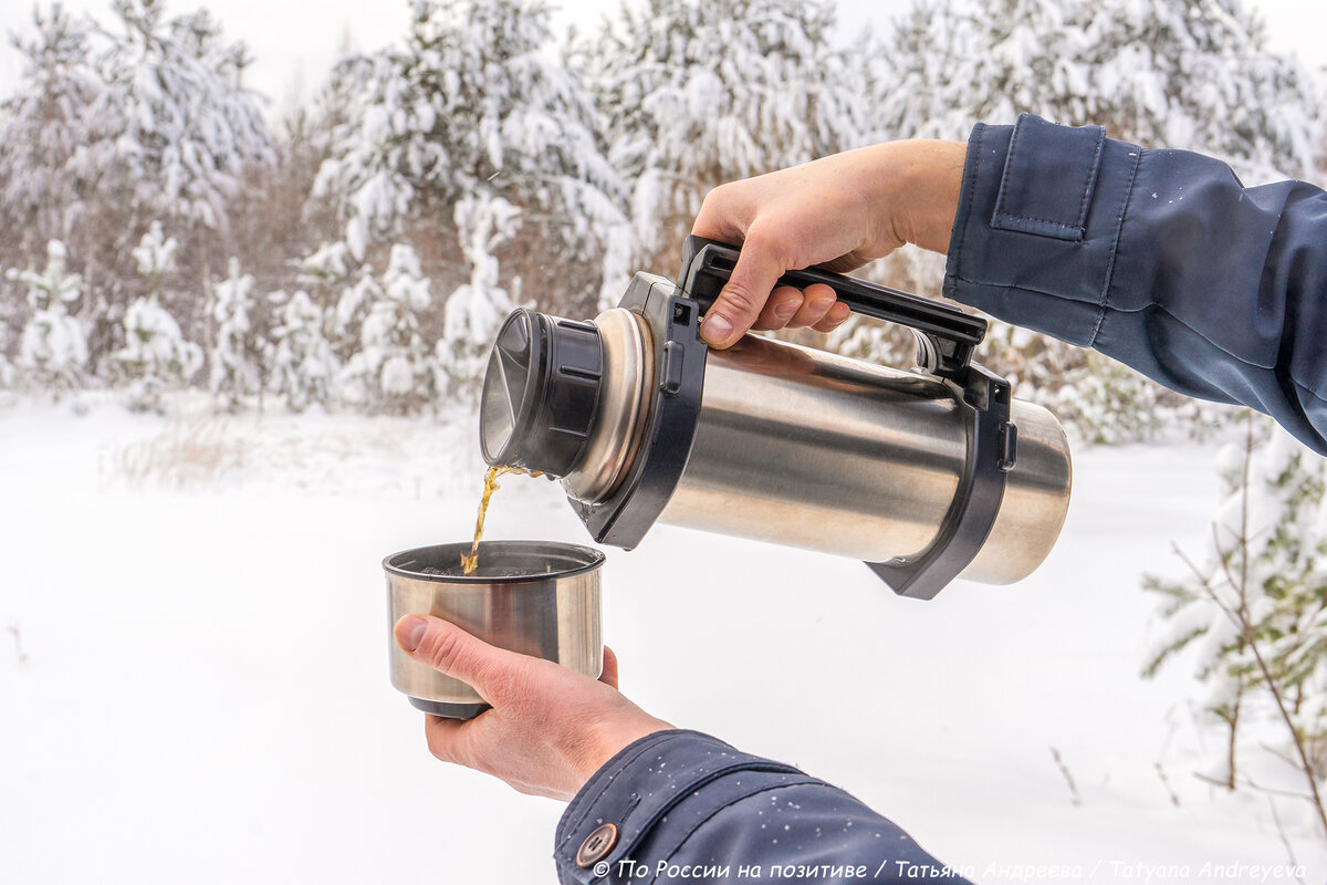 Остановка в зимнем лесу