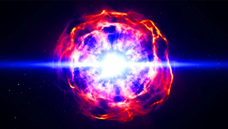 Точное происхождение такого взрыва учеными пока что не выявлено