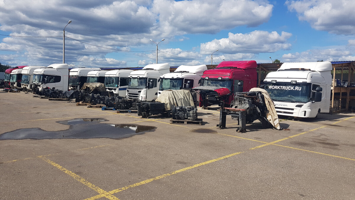 Кабины от тягачей купленных в Европе