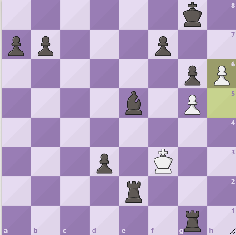 ход черных, мат в 1 ход