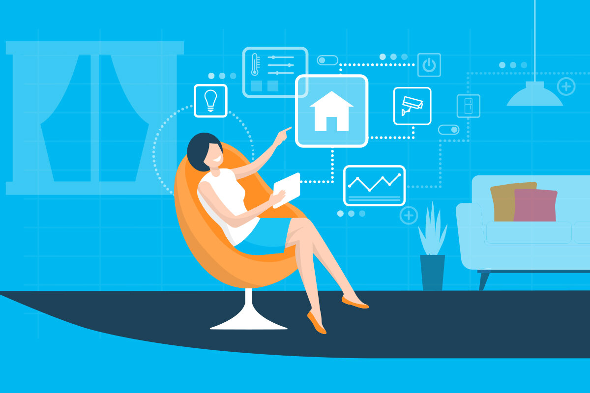 Для удобства управления вы можете выделить отдельное устройство, планшет или телефон, которым сможет пользоваться вся семья  