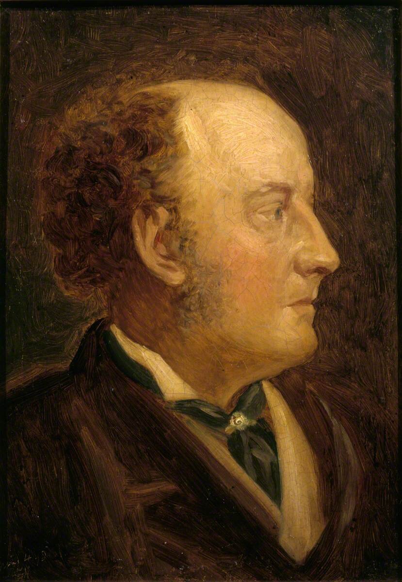 Джон Эверетт Миллес, автопортрет, 1878. Оцифровка – Art UK.