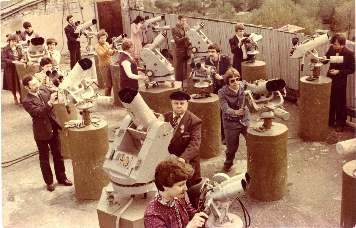 Станция наблюдений ИСЗ 1984 г.