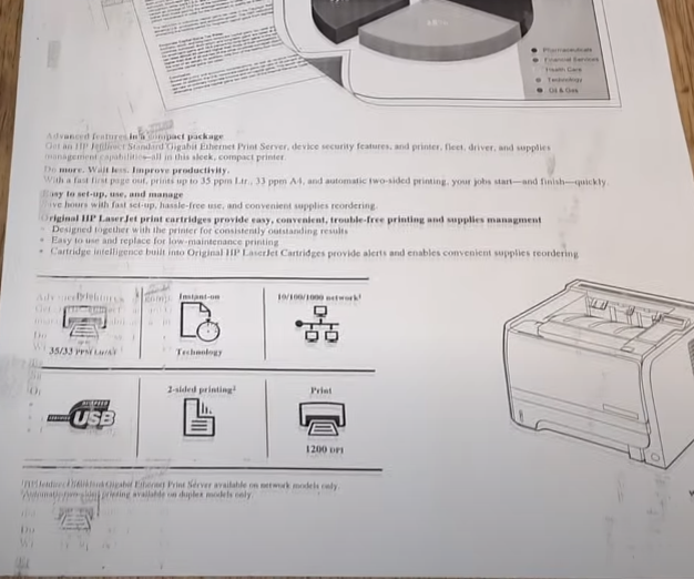 Печать с использованием пленки, с которой принтер пришел в ремонт