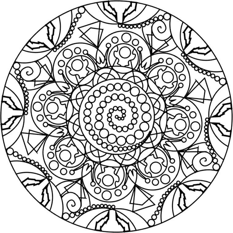 Мандала "Денежный колодец"