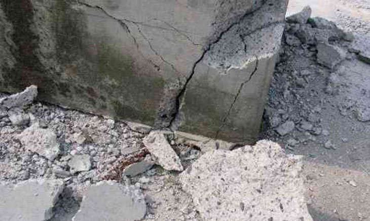 Разрушение фундамента