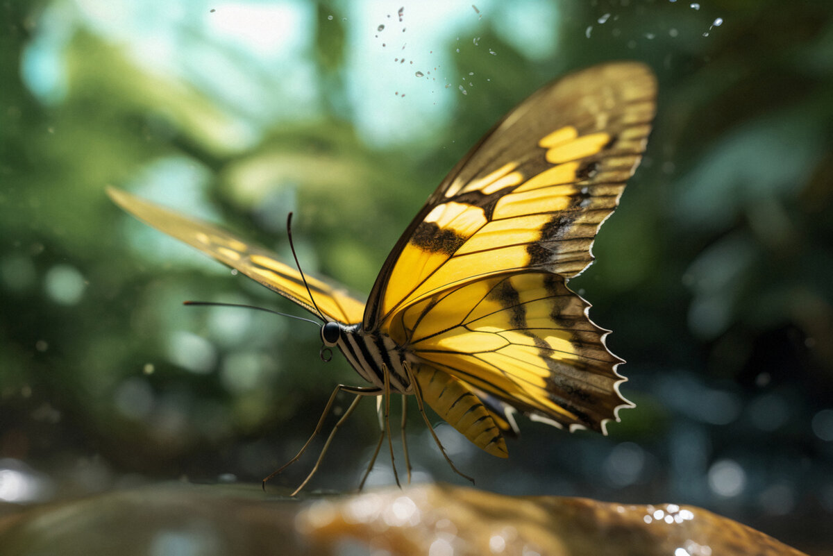 Butterfly b. РС порхающий мотылёк. Порхать как бабочка