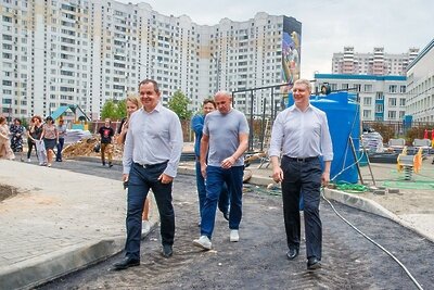   Строительство садика на 400 малышей в Новой Трехгорке – на завершающей стадии © Пресс-служба администрации Одинцовского городского округа