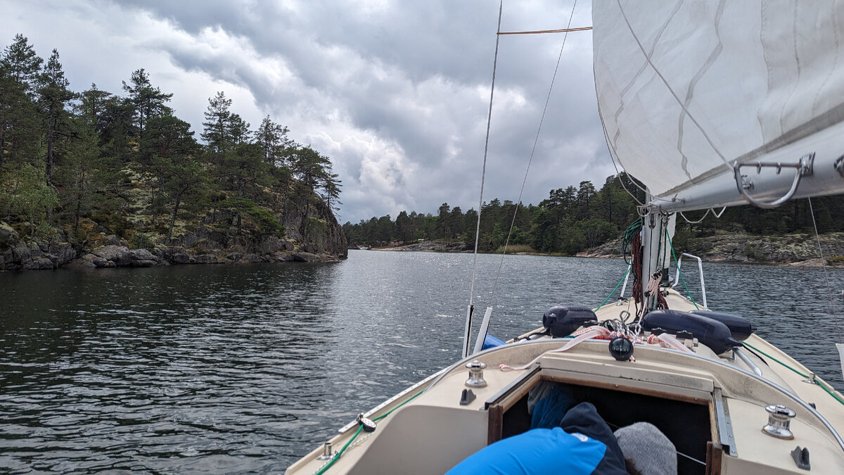 Заход в бухту заповедника