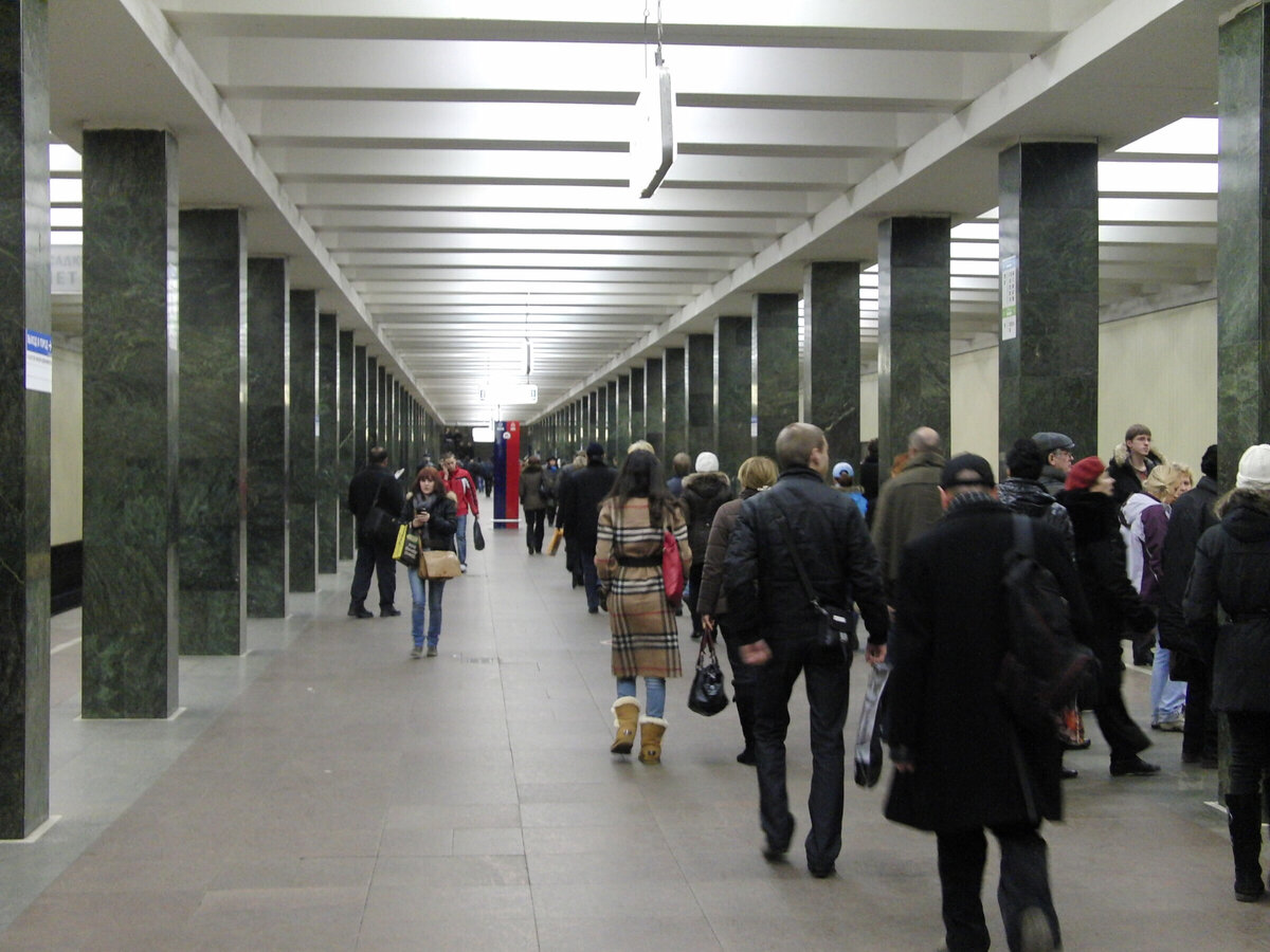 Станция "Щёлковская" в 2010 году. Фото отсюда: https://commons.wikimedia.org