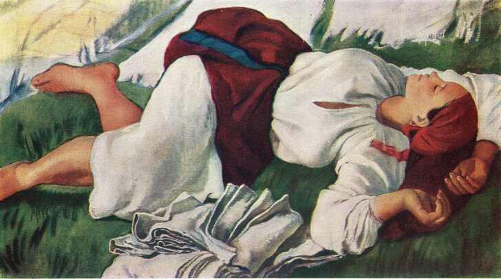 Зинаида Серебрякова. «Спящая»