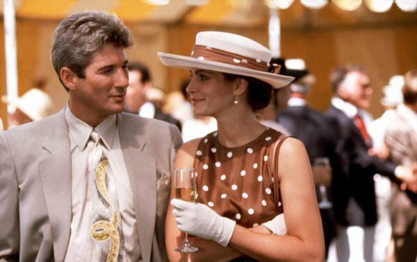 Джулия Робертс и Ричард Гир в фильме "Красотка"