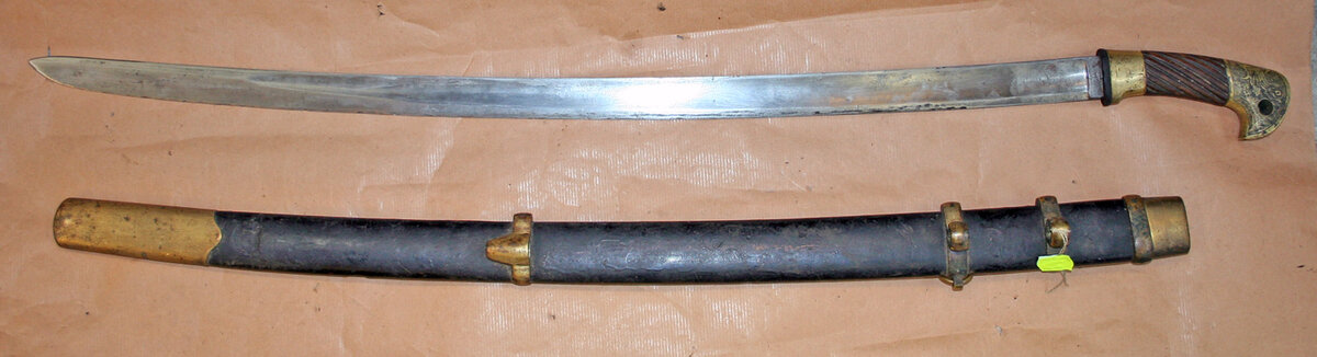 Шашка образца 1927 года, изготовленная на заводе в Златоусте.