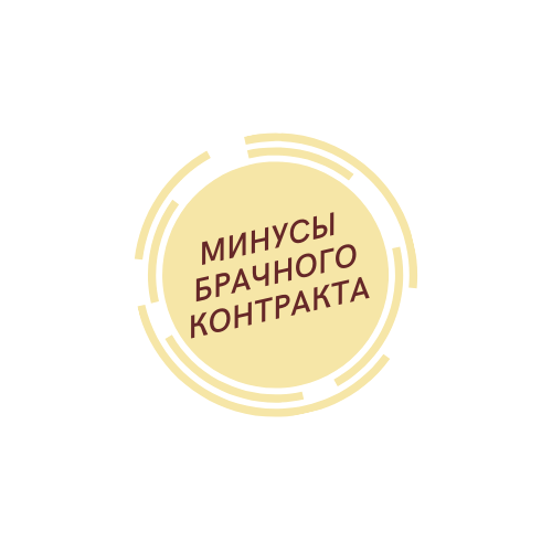 ОСНОВНЫЕ ПЛЮСЫ И МИНУСЫ БРАЧНОГО КОНТРАКТА.