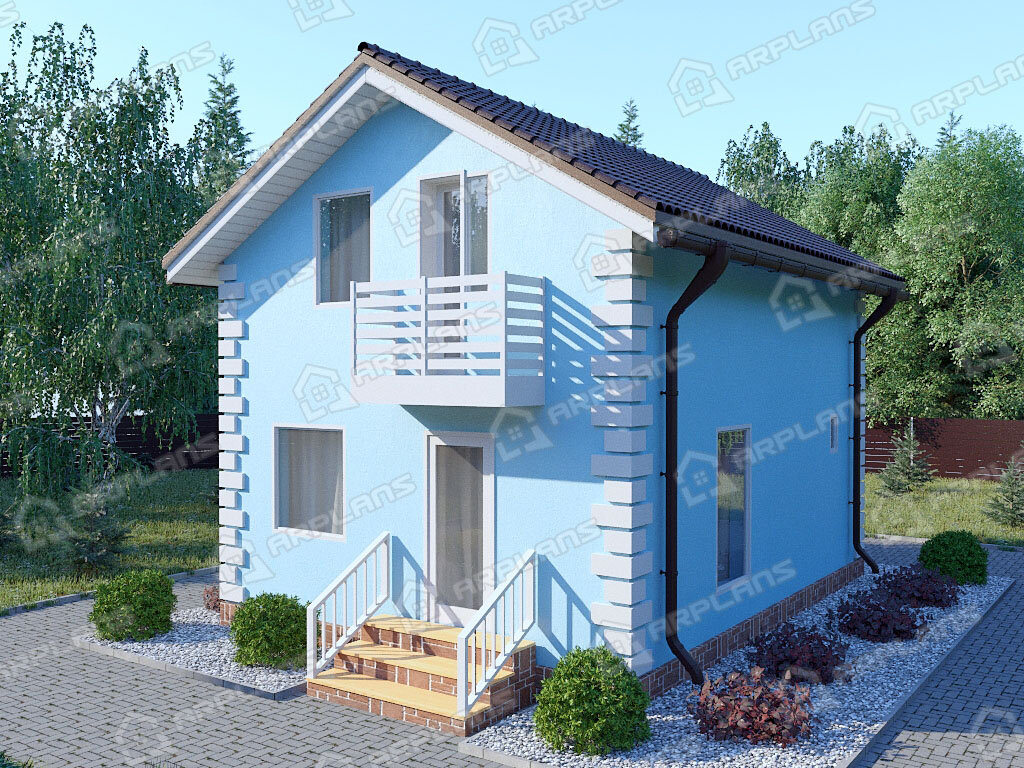 Фасад 1 дома К-125. Источник arplans.ru