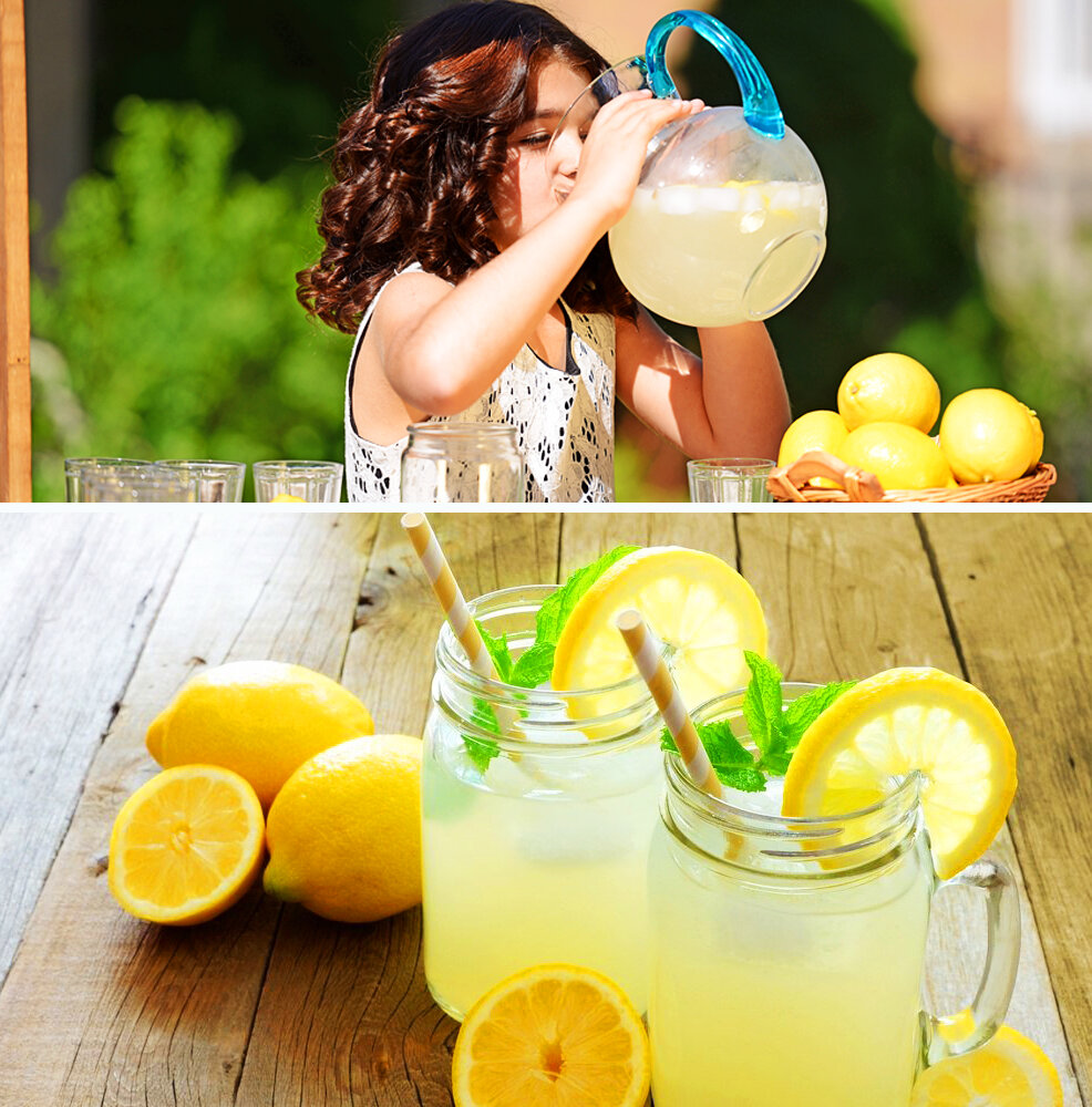 Самый простой рецепт вкусного и полезного лимонада.