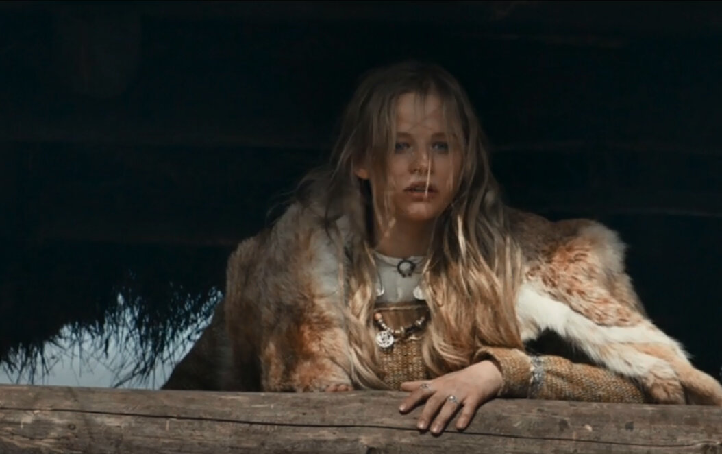 Кадр из фильма "Викинг" В роли Рогнеды Александра Бортич