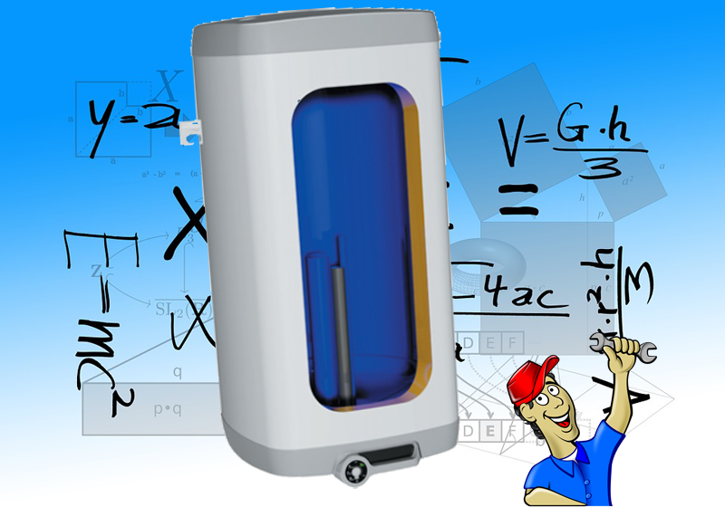 Как определить мощность водонагревателя формула