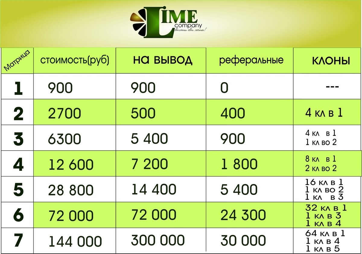 Лайм матричный проект